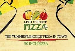 14th Street Pizza 20 Inches Serves 5 6 Persons