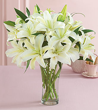 White Lilies Arrangement