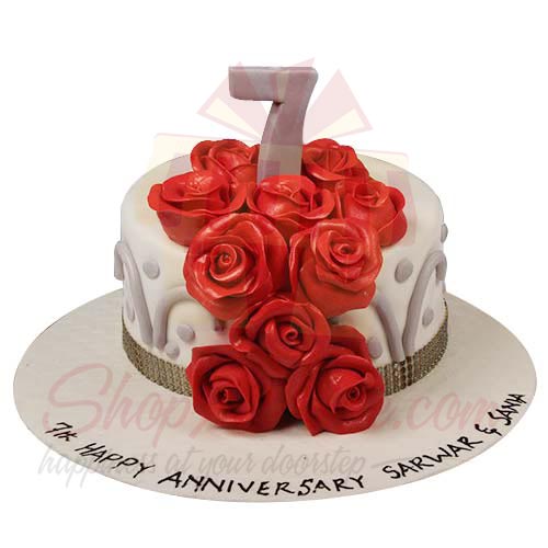 7th Anni Cake 6lbs-Sachas