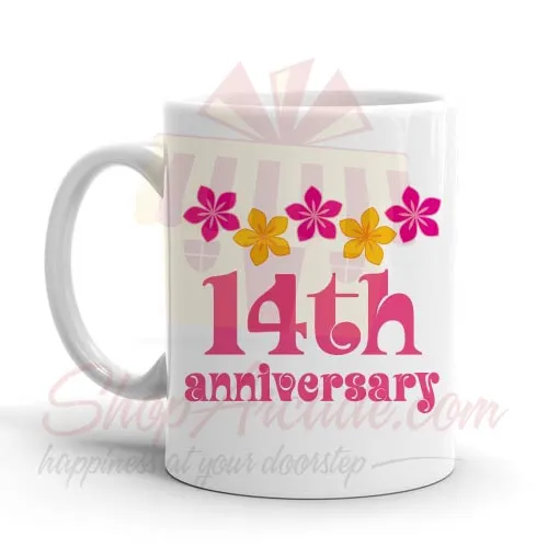 14th Anniversary Mug