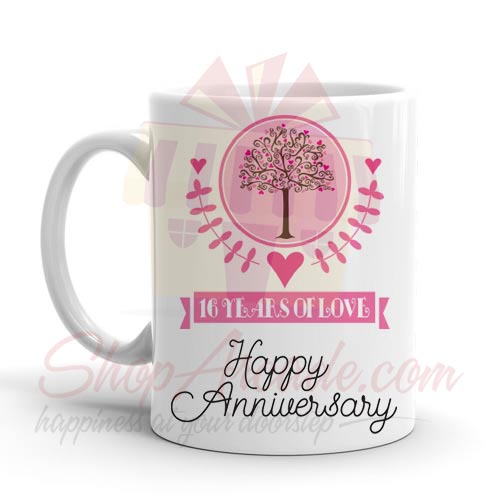 16th Anniversary Mug