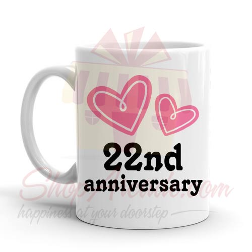 22nd Anniversary Mug