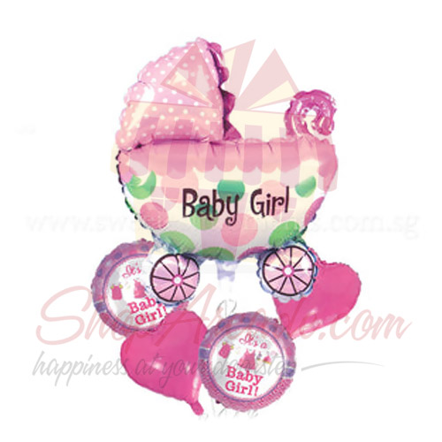 Baby Girl Stroller Balloon