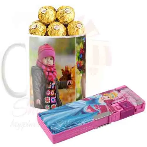 Ferrero Pic Mug With Pencil Box