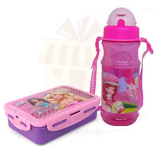 Water Bottle And Lunch Box For Girl