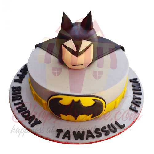 Batman Cake 6lbs-Black And Brown