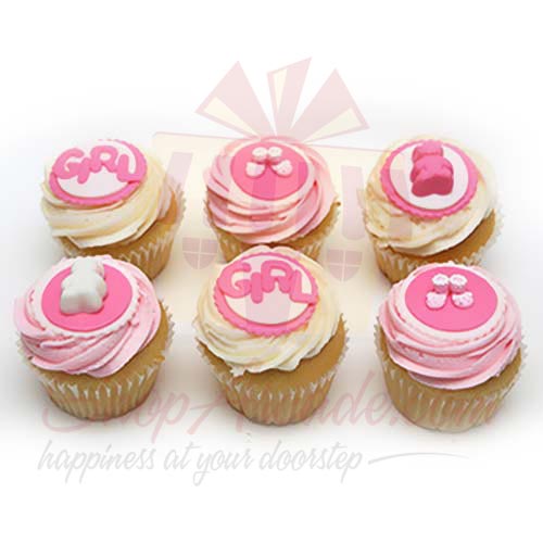 Baby Cupcakes 6 Pcs