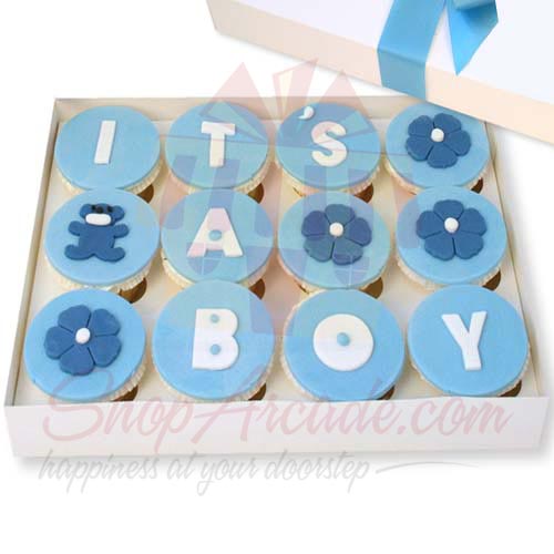 Baby Cupcakes (12 Pcs)