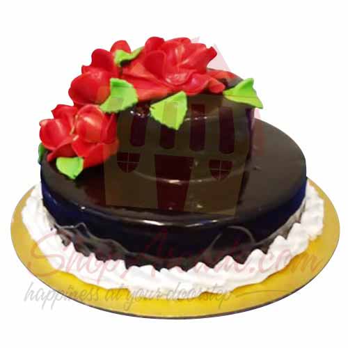 2 Tier Chocolate Cake 5lbs-Blue Ribbon