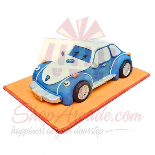 Car Cake 8lbs-Black And Brown