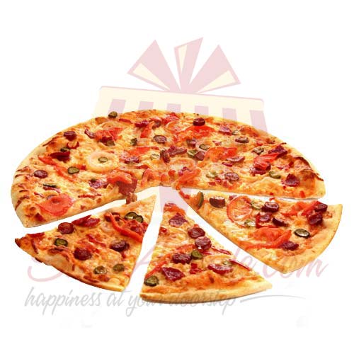 Cheese And Tomato Pizza (Lar)-Tehzeeb Bakers