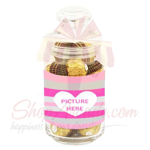 Picture Jar With Ferrero