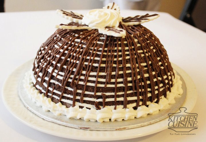 Chocolate Ice Cream Bombe Cake from Kitchen_Cuisine