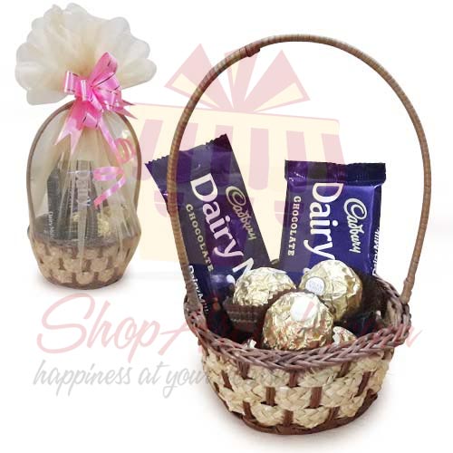 Cadbury Rocher Basket - Small