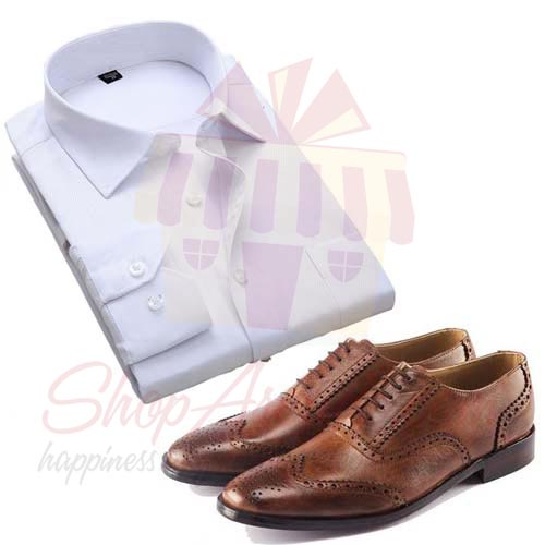 Leather Shoes With Shirt
