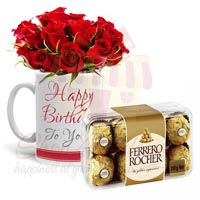 Ferrero With Rose Bday Mug