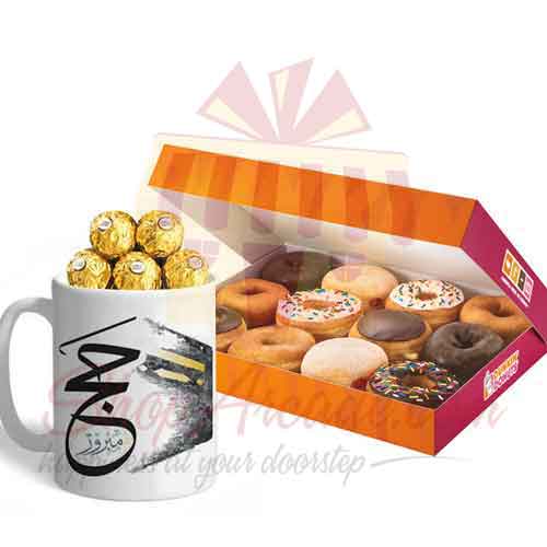 Hajj Ferrero Mug With Donuts