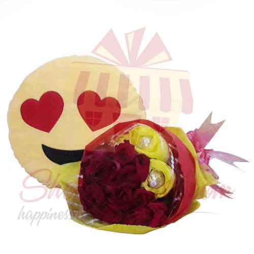 Rose Choc Bouquet With Love Eyes