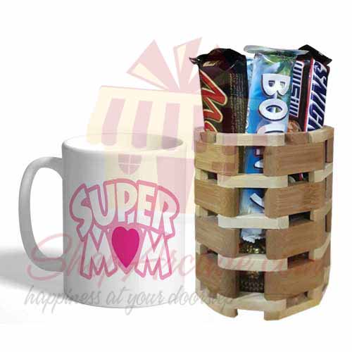 Mom Mug With Chocs Bucket