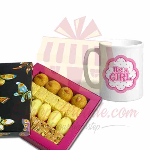 Mithai With Girl Mug