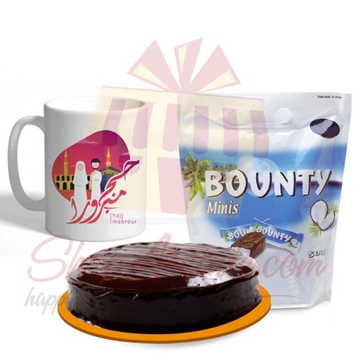 Chocs Cake And Mug - Hajj Deal