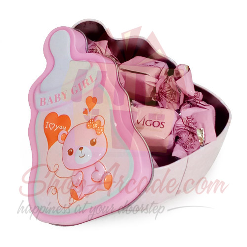 Chocolates In A Bottle Tin