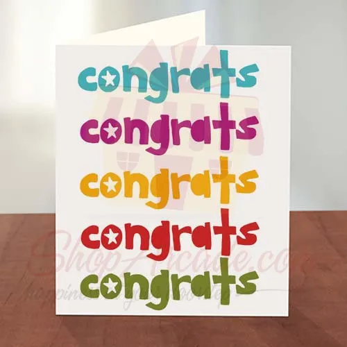 Congratulation Card 1