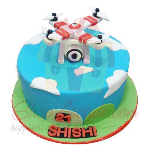 Drone Cake 6lbs-Black And Brown