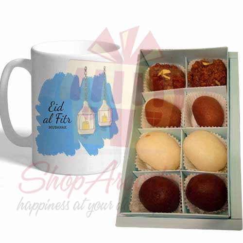 Eid Mug With Mix Mithai(Small Box)