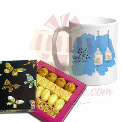 Eid Mug With Mithai