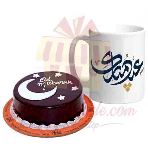 Eid Cake With Eid Mug