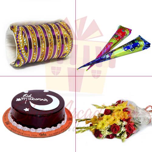 Choori Mehendi Cake Flowers