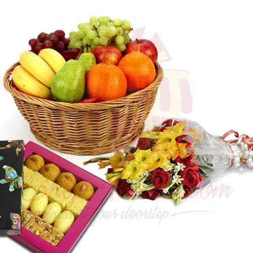 10Kg Fruits Flowers And Mithai