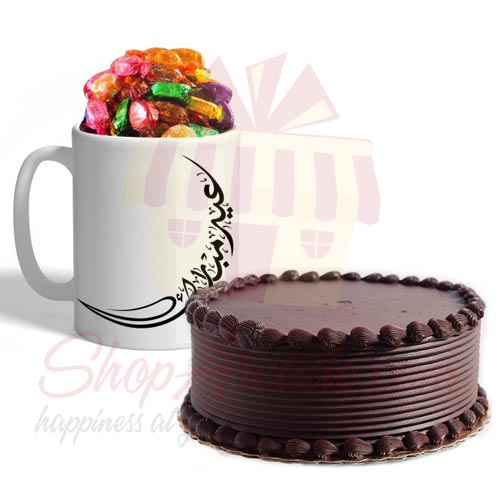 Cake With Eid Choco Mug