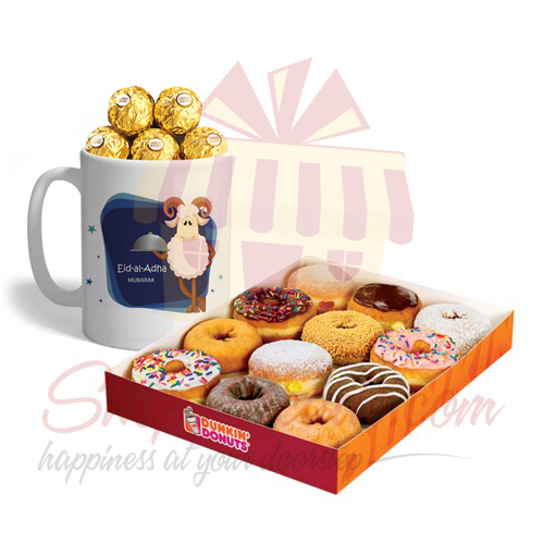 Donuts And Choco Eid Mug