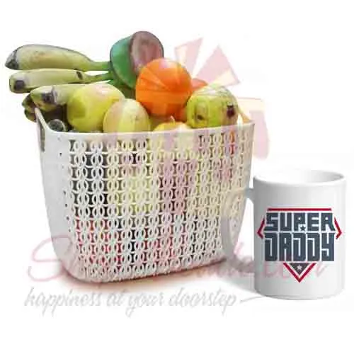 Fruits With Mug For Abbu