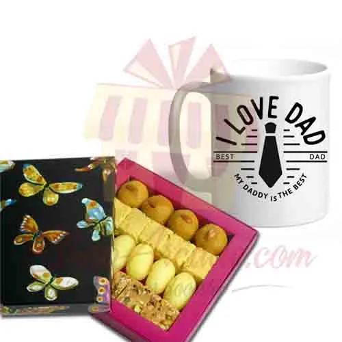 Mithai And Mug For Dad