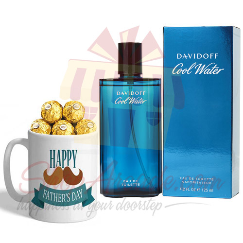 Perfume With Choco Mug For Abbu