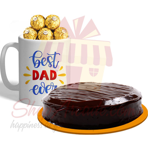 Ferrero Dad Mug With Cake