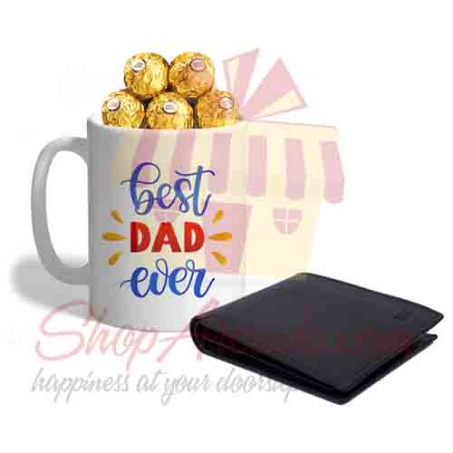 Ferrero Mug With Wallet For Dad