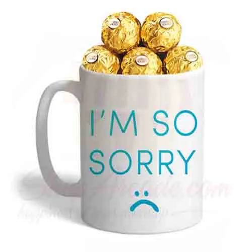 Free Ferrero With Sorry Mug