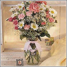 Hand Tied in a Vase