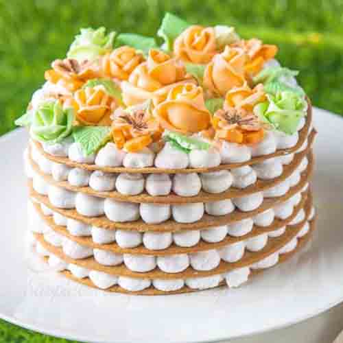 Floral Layered Cake 2Lbs By Lals