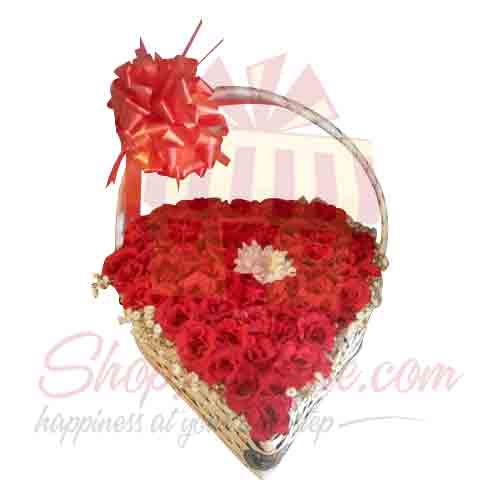 Flower Heart Basket