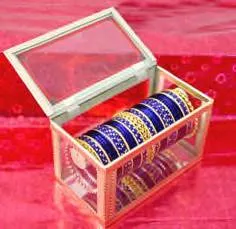 Bangles Blue and Golden 2 inches