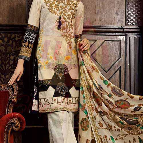 3 PC BM94 By Gul Ahmed-Unstitched