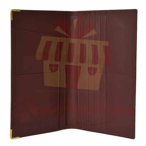 Broad Wallet - Burgundy