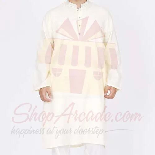 Ivory Kurta By J