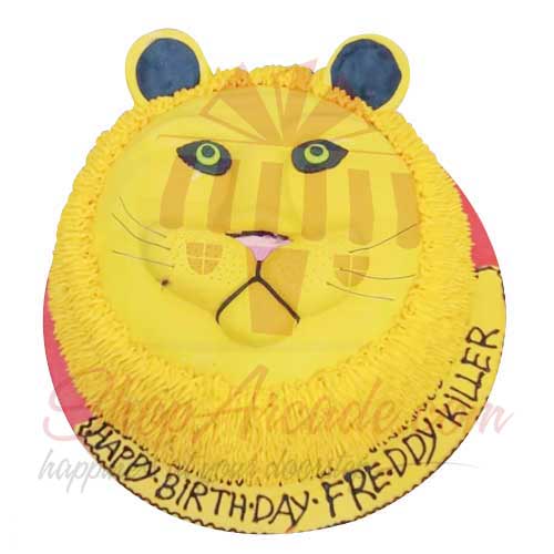 Lion Cake 5lbs-Black And Brown