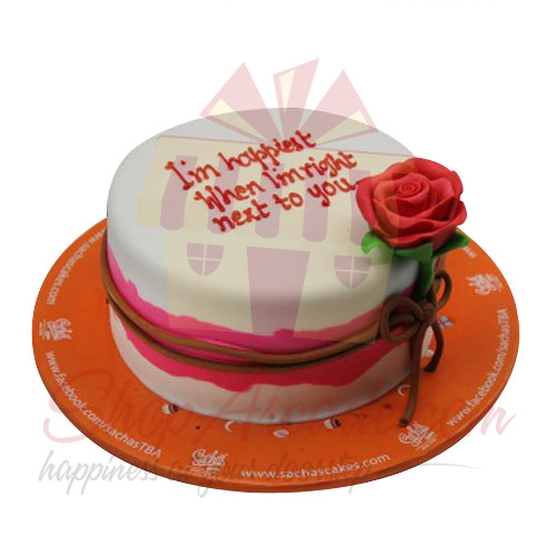 Red Rose Love Cake By Sachas